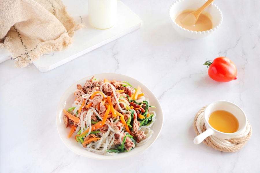 Miến trộn thịt bò - món ngon nhẹ bụng-6