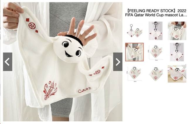 Linh vật World Cup 2022 đổ bộ sàn thương mại điện tử-1