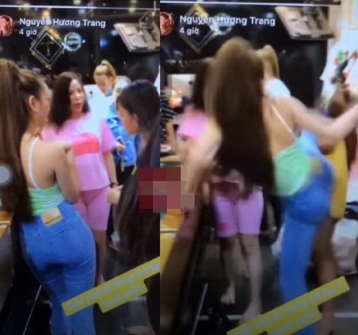 Xuất hiện clip Trang Nemo tung cước đá một cô gái trẻ giữa ồn ào quỳ gối xin lỗi bị hại tại Tòa-3