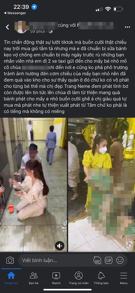 Trang Nemo lộ diện khác lạ, chăm từ thiện chờ phán quyết tòa án-4