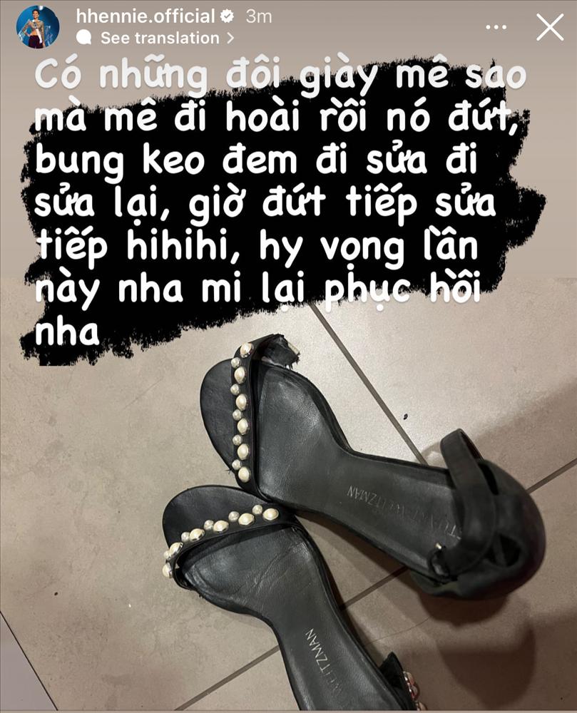 HHen Niê khoe bộ sưu tập giày hiệu nát tươm thê thảm-2