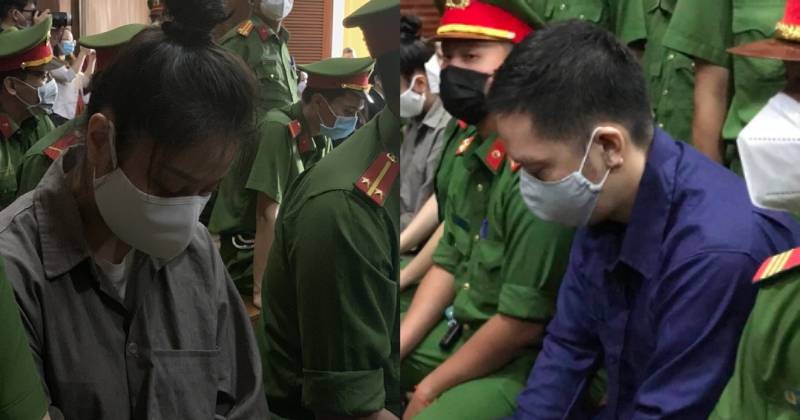 Clip: An ninh thắt chặt tại phiên tòa xét xử Nguyễn Võ Quỳnh Trang và Nguyễn Kim Trung Thái ngày 25/11-5