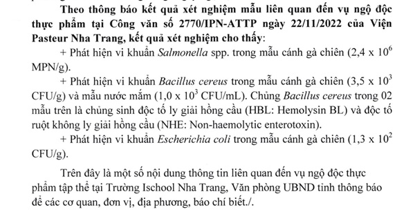 Ngoài cánh gà, mẫu nước mắm tại trường iSchool cũng phát hiện vi khuẩn gây ngộ độc: Chuyên gia phân tích lý do-1