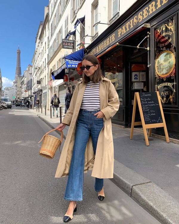 Muốn diện áo trench coat thật sang trọng, hãy học hỏi phụ nữ Pháp-2