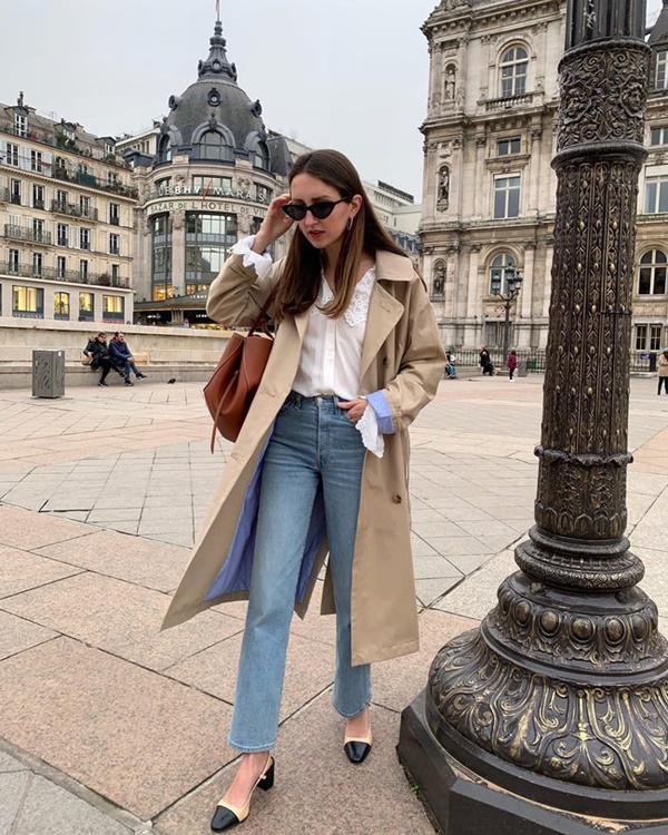 Muốn diện áo trench coat thật sang trọng, hãy học hỏi phụ nữ Pháp-4