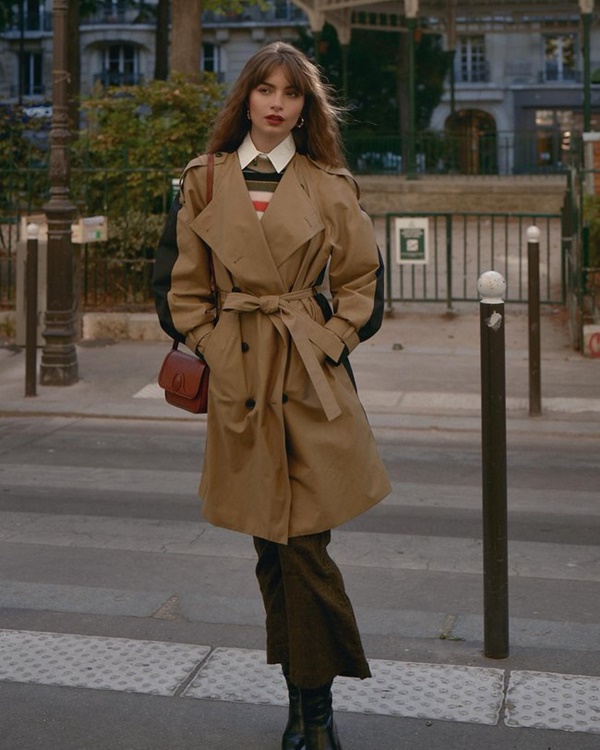 Muốn diện áo trench coat thật sang trọng, hãy học hỏi phụ nữ Pháp-9