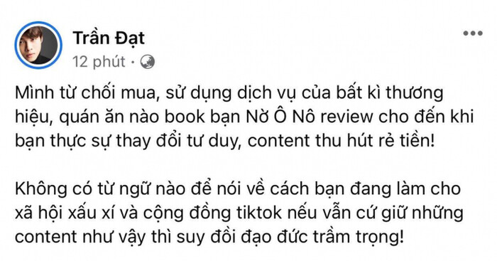Dùng content bẩn, miệt thị để câu view, TikToker Nờ Ô Nô đang nhấn nút tự hủy chính mình?-5