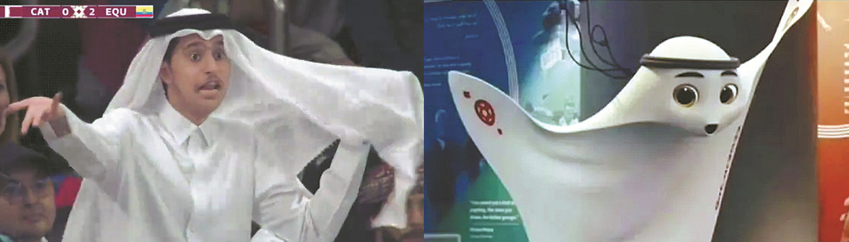 Bí ẩn thân phận cổ động viên Qatar đang ‘nổi như cồn’ ở World Cup-1