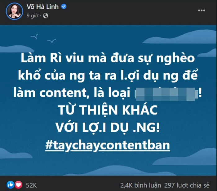 Chiến thần Hà Linh gọi thẳng Nờ Nô Ô là cậu nổ nghèo đạo đức sau clip bà già nghèo khổ-2