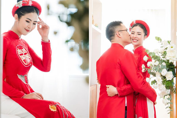 Hoa hậu Ngọc Hân không diện đầm cưới trong hôn lễ, khuyến khích 800 khách mời làm điều này-4