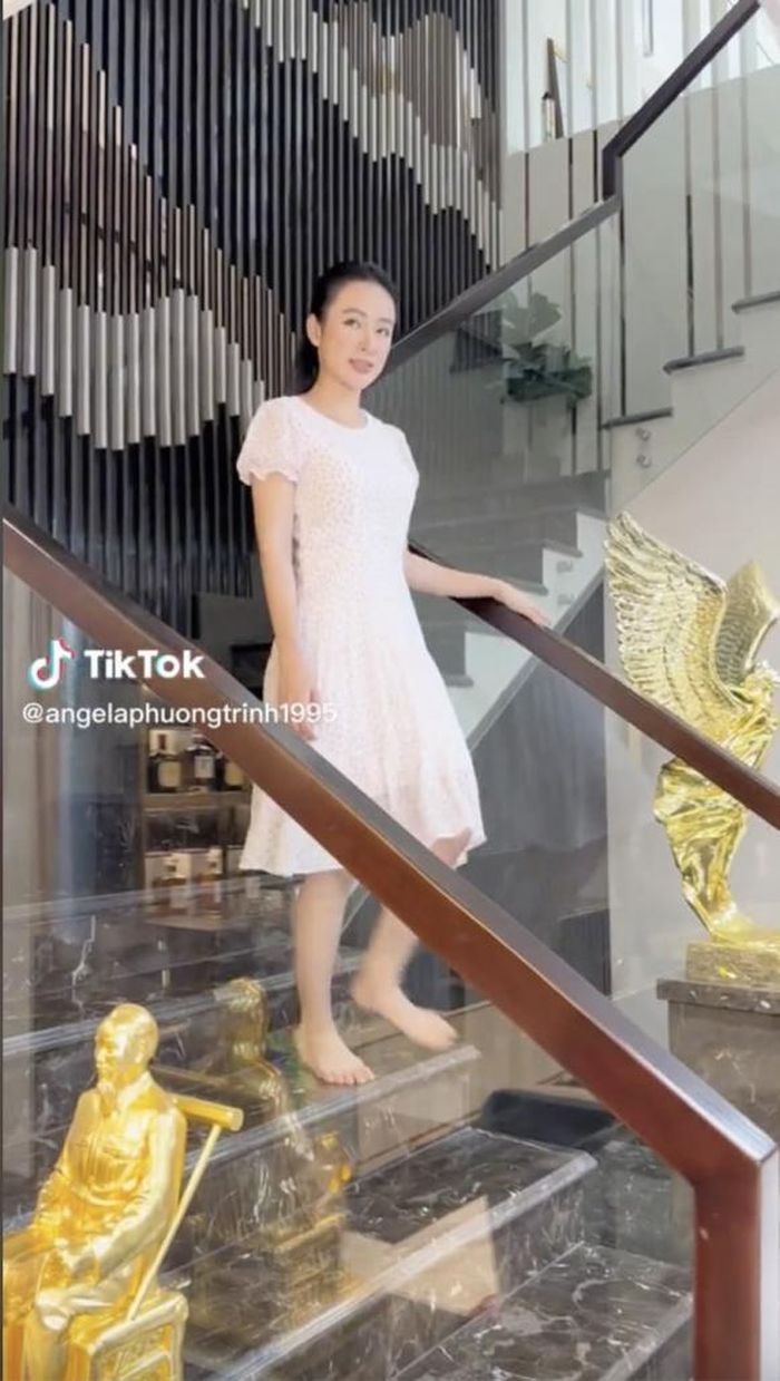 Cận cảnh biệt thự 15 tỷ Angela Phương Trinh mua để lấy hên, khác hẳn căn biệt thự 5 tỷ mua cách đây 4 năm-2
