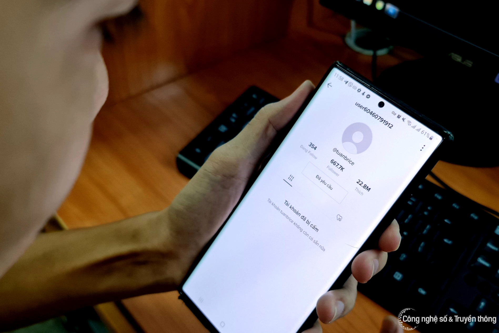 TikToker Nờ Ô Nô đã bị TikTok khóa tài khoản-2