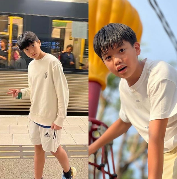 Con trai Hồ Ngọc Hà cao vượt bố dù mới 12 tuổi-3