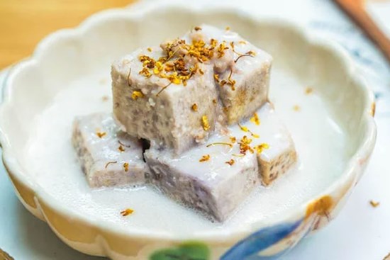 Ngọt ấm mùa đông với chè khoai môn cốt dừa thơm nức