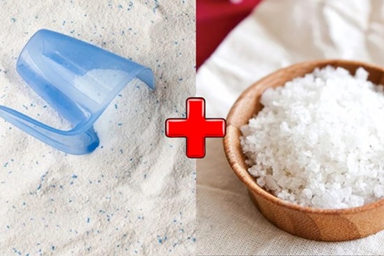 Trộn bột giặt với muối trắng: Lợi ích tuyệt vời, giúp tiết kiệm cả đống tiền mà không phải ai cũng biết