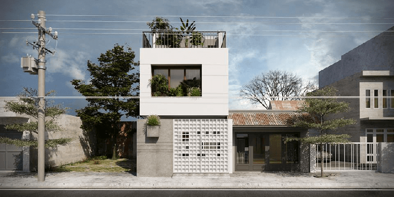 Mẫu nhà phố 2 tầng 5x15m đẹp tinh tế, mặt tiền nổi bật-4