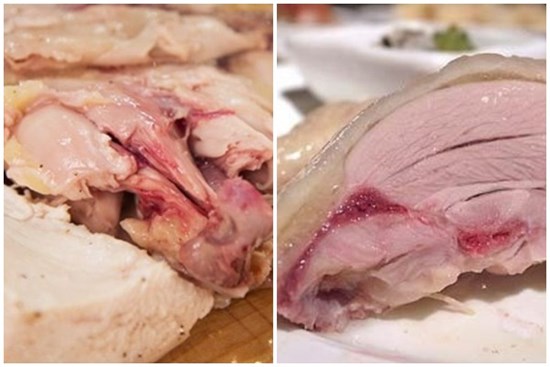 Thịt gà luộc mãi vẫn đỏ không phải chưa chín, đây mới là cách xử lí mà chỉ đầu bếp mới biết