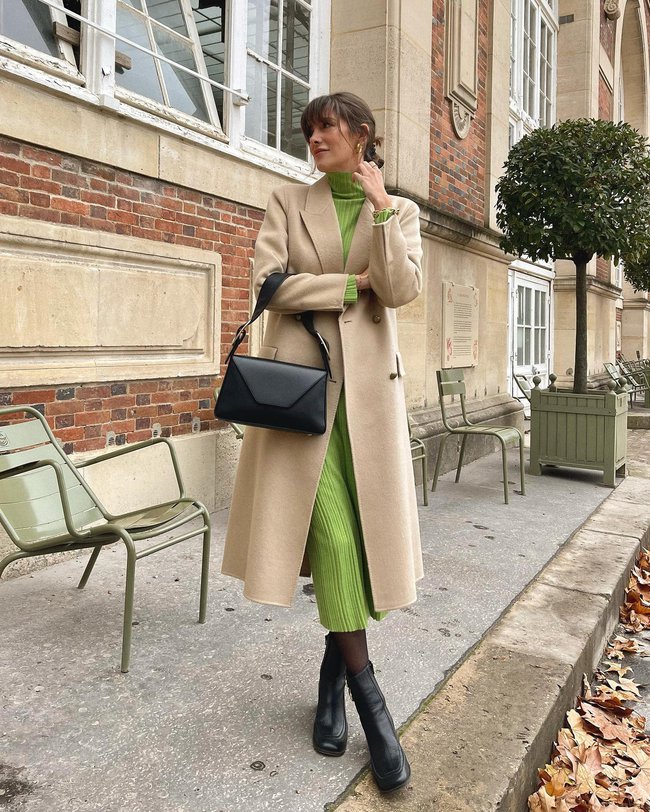 10 cách mặc áo khoác dạ thanh lịch ngày trời siêu lạnh-2