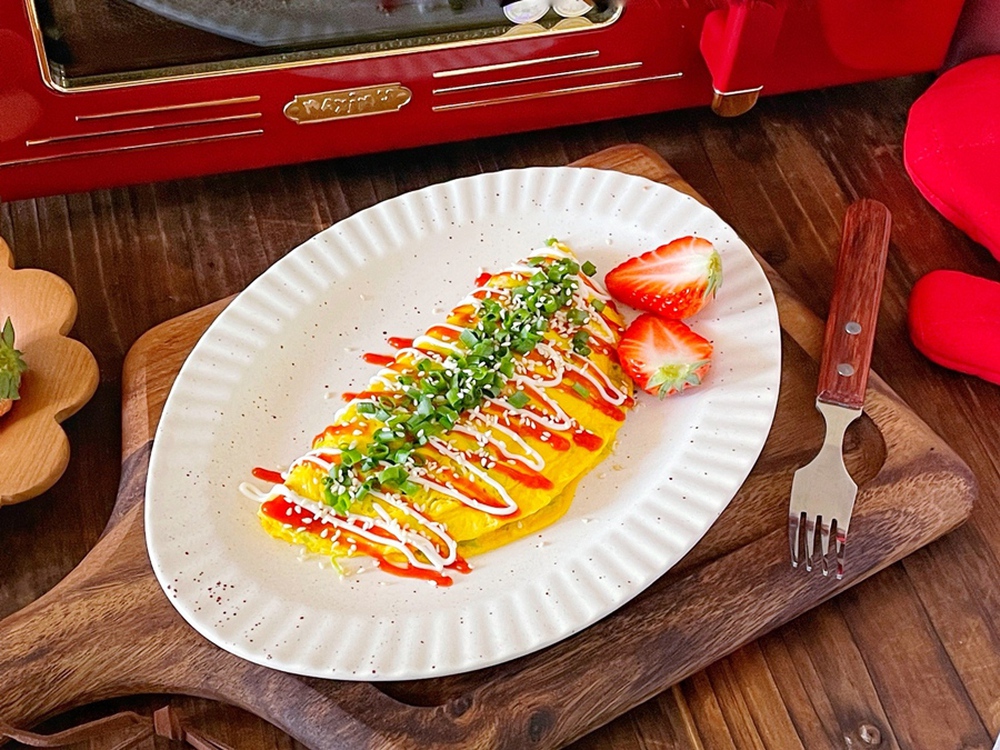 Dùng lò vi sóng làm trứng cuộn thịt rau củ vừa ngon vừa đẹp chỉ trong nháy mắt-5