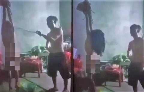 Trói tay và treo con gái lên trần nhà để dạy dỗ, bố bị phạt 45 triệu-1