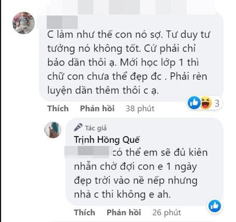 Hồng Quế gây tranh cãi khi tức giận, xé vở vì con gái viết xấu-3