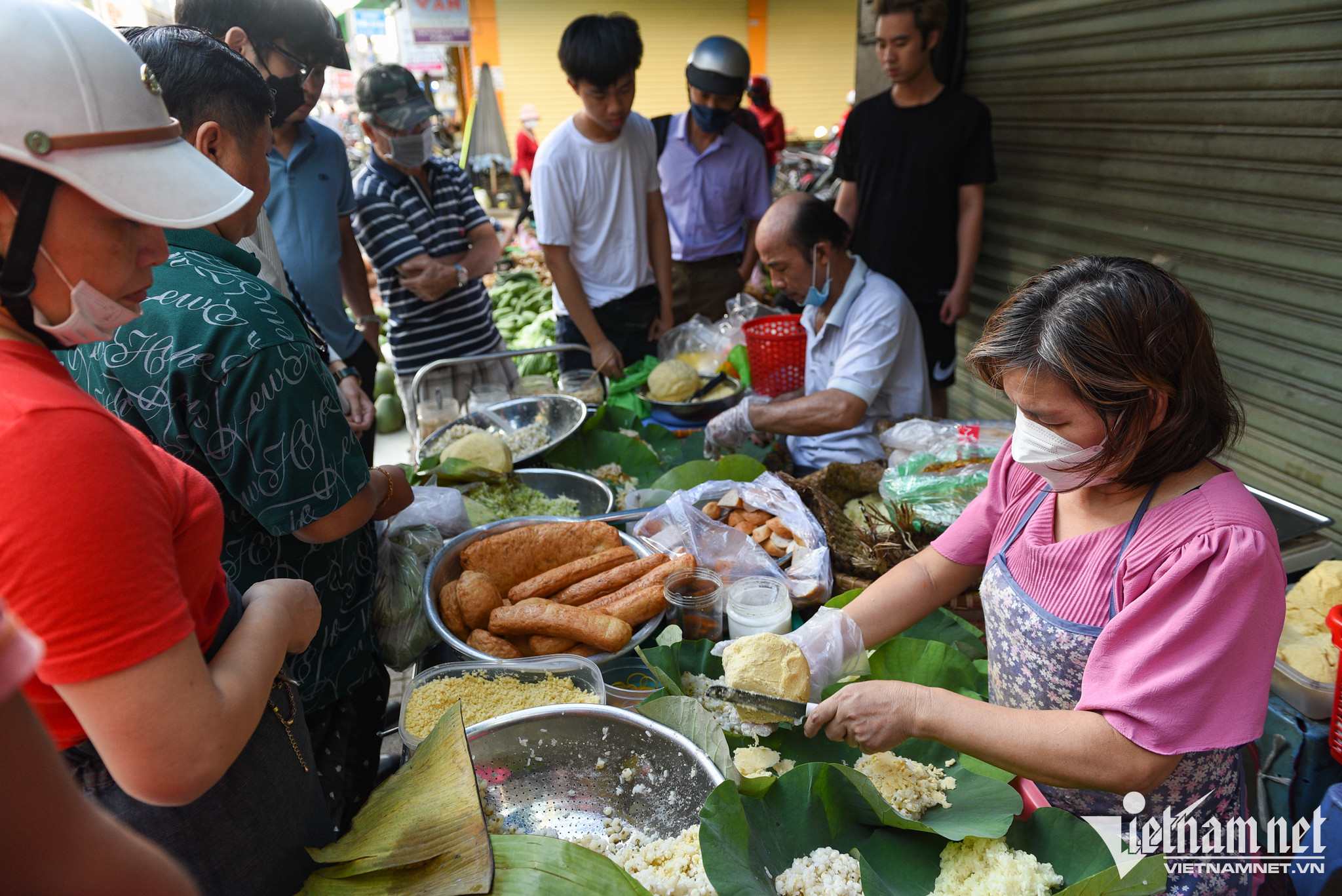 Hàng xôi chuẩn vị Bắc 11 năm bán trên vỉa hè TP.HCM-1