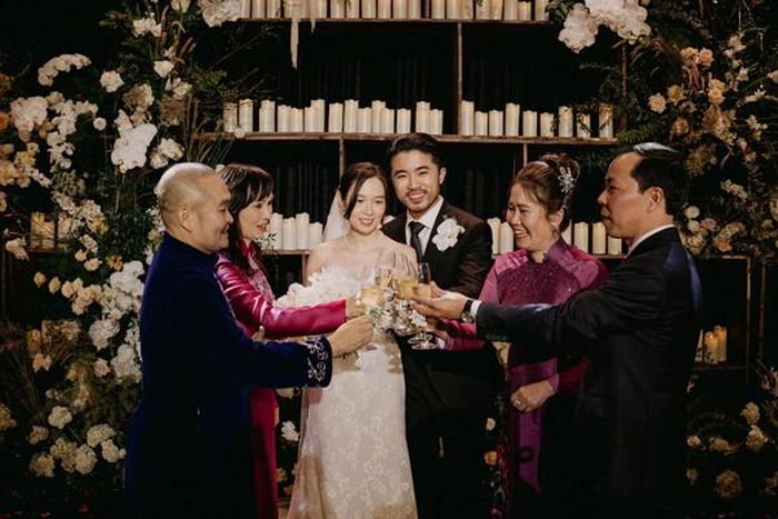 Đám cưới con gái Xuân Hinh: Nhan sắc cô dâu chú rể gây sốt-4