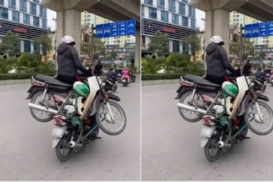CSGT Hà Nội mời chủ xe trong clip hai xe 