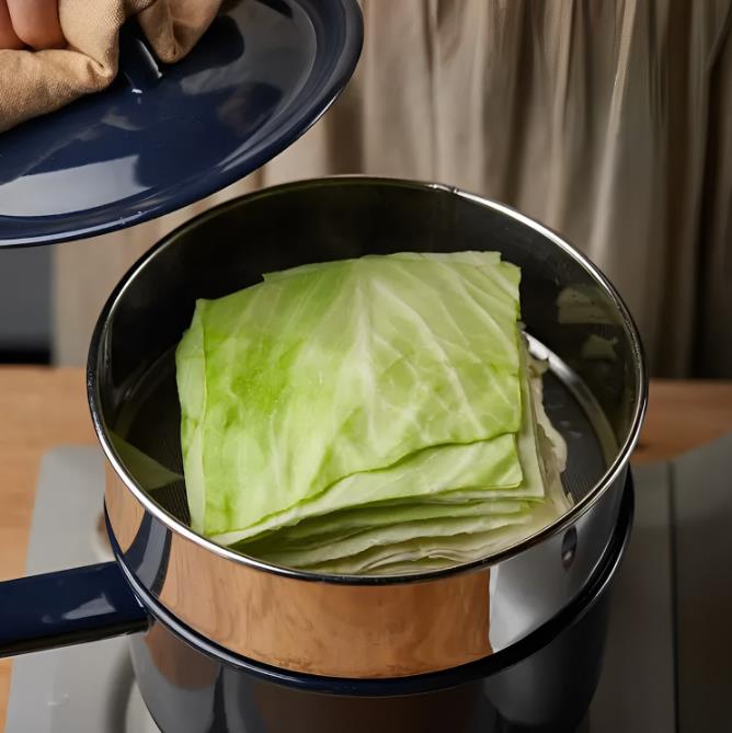 Bắp cải cuộn thịt quen quá rồi, thử cách mới lạ miệng, ngon cơm-2