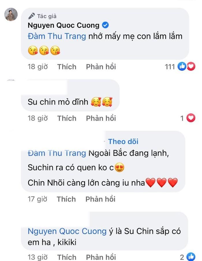 Chỉ một câu nói của Cường Đô La, netizens nghi ngờ Đàm Thu Trang đang mang thai lần 2-4