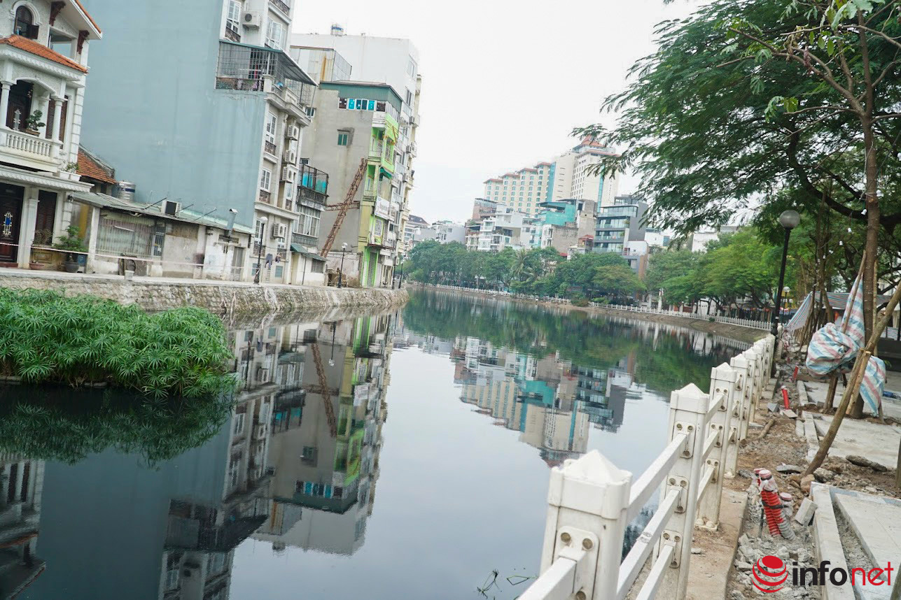Hà Nội: Cận cảnh phố đi bộ mới Đảo Ngọc Ngũ Xã đang dần hình thành-5