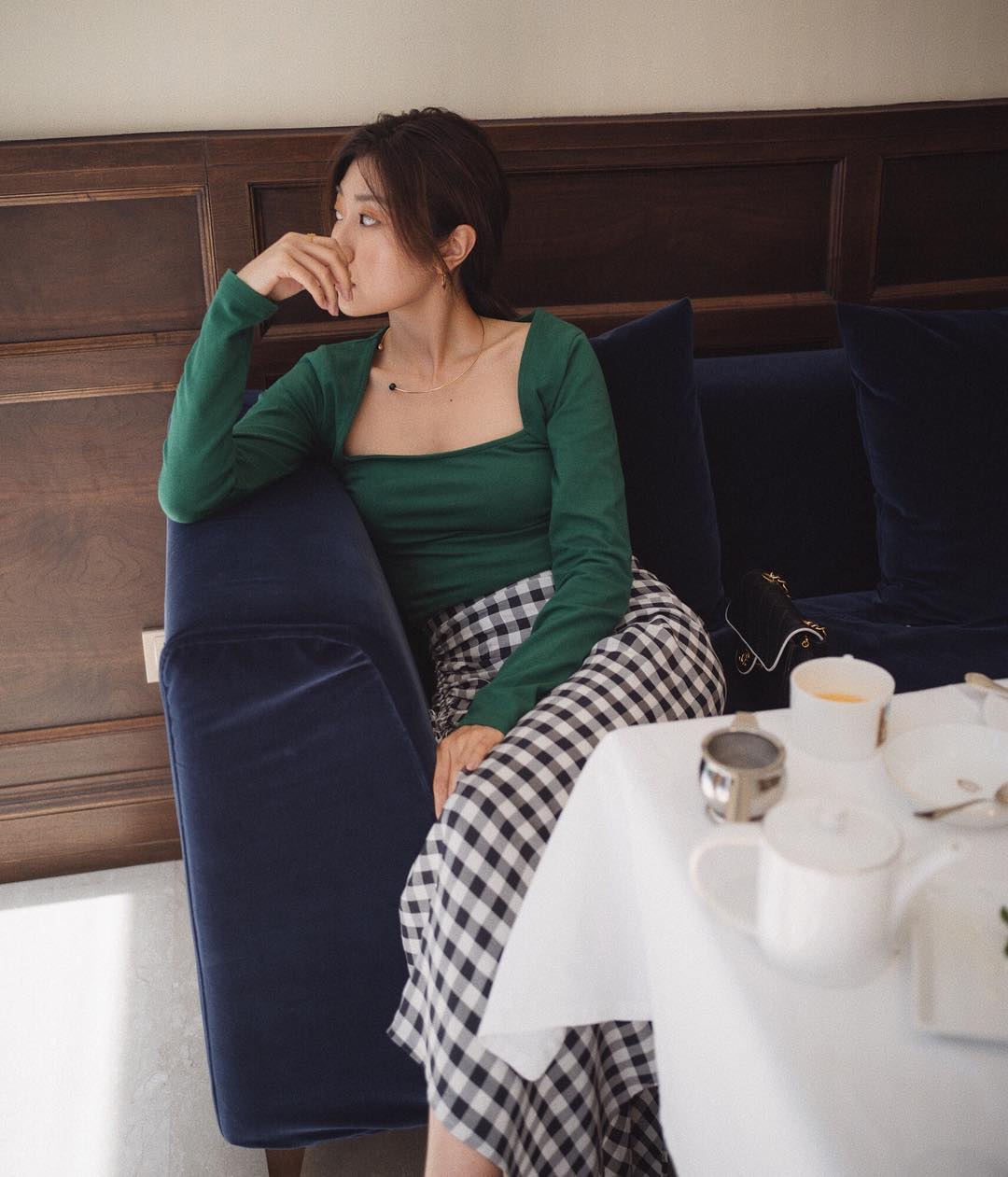 5 kiểu chân váy dài nên có trong tủ đồ ngày Tết-2