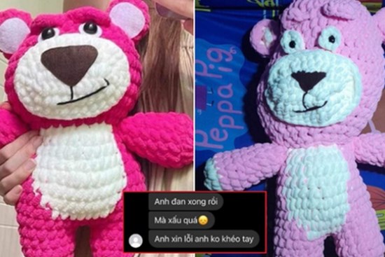 Chàng trai tự đan gấu bông tặng bạn gái và cái kết khiến ai nấy ghen tị