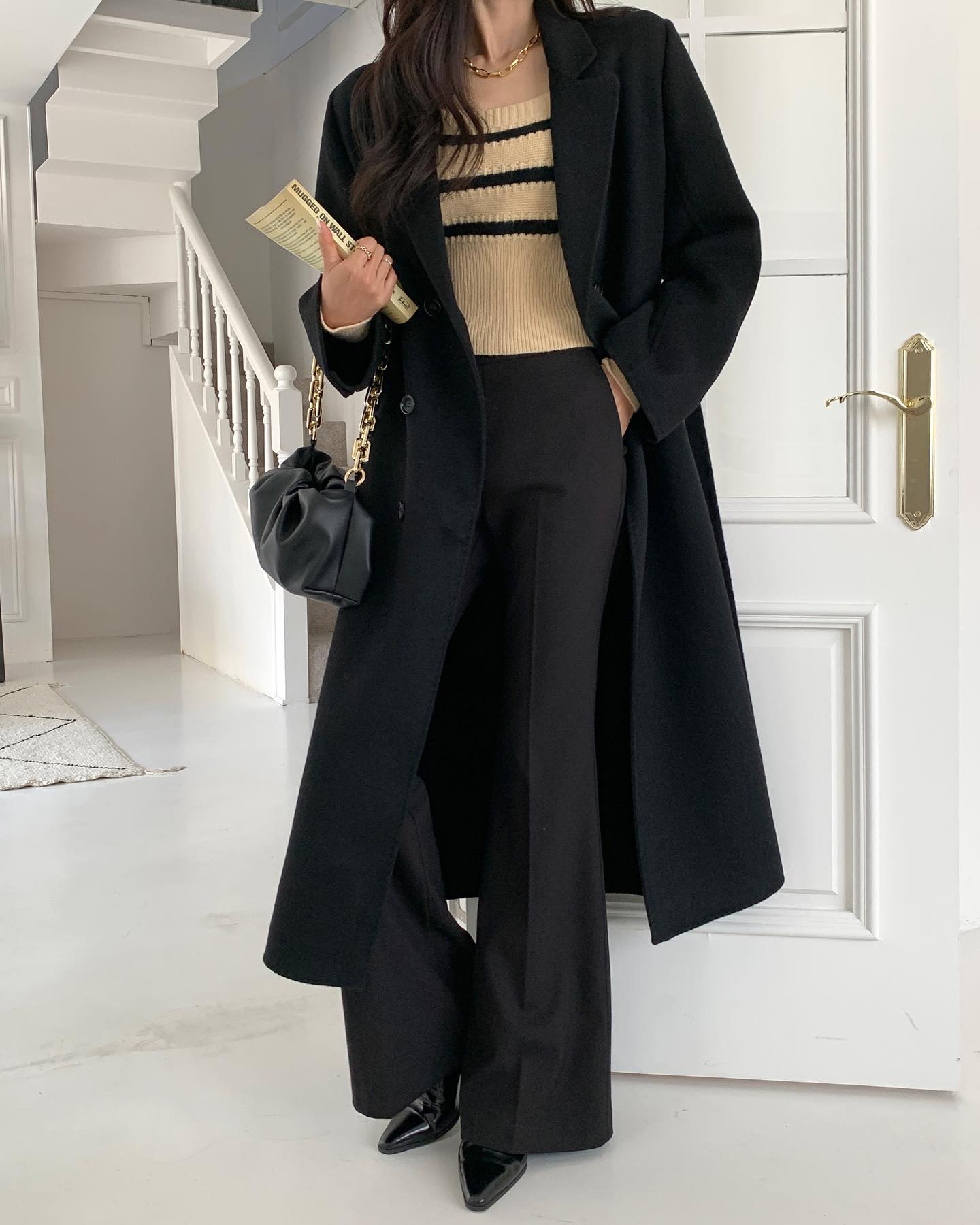 Phối áo khoác dài với 5 kiểu quần này để tôn dáng-6