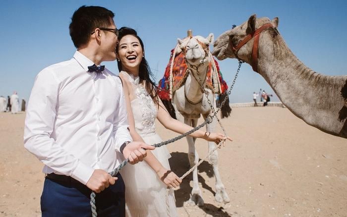 Sát ngày lên xe hoa, Ngọc Hân hé lộ bộ ảnh cưới duy nhất chụp tại Ai Cập-1