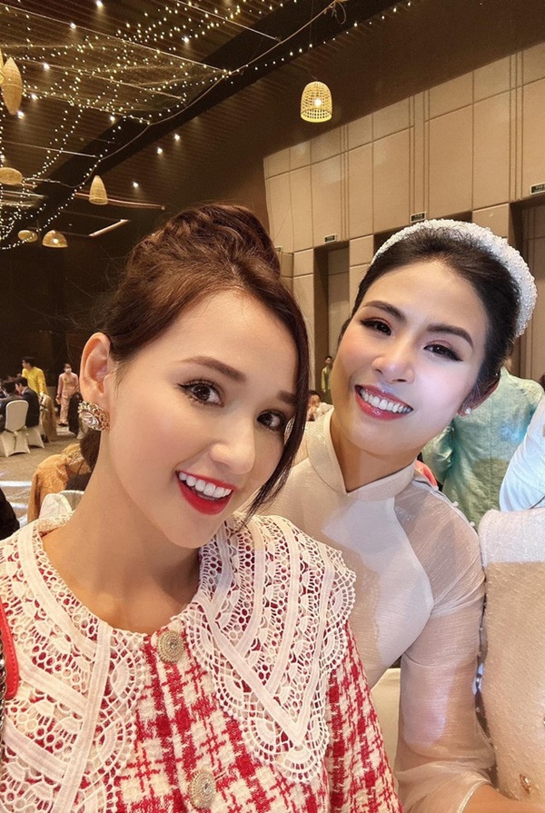 Sao Việt diện đồng loạt áo dài dự đám cưới Hoa hậu Ngọc Hân-9