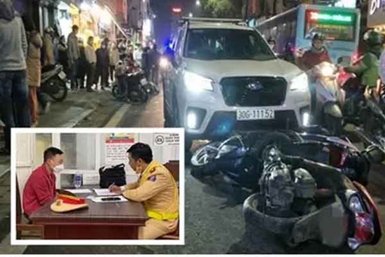 Hé lộ danh tính tài xế say xỉn gây tai nạn liên hoàn ở phố Bạch Mai, Hà Nội