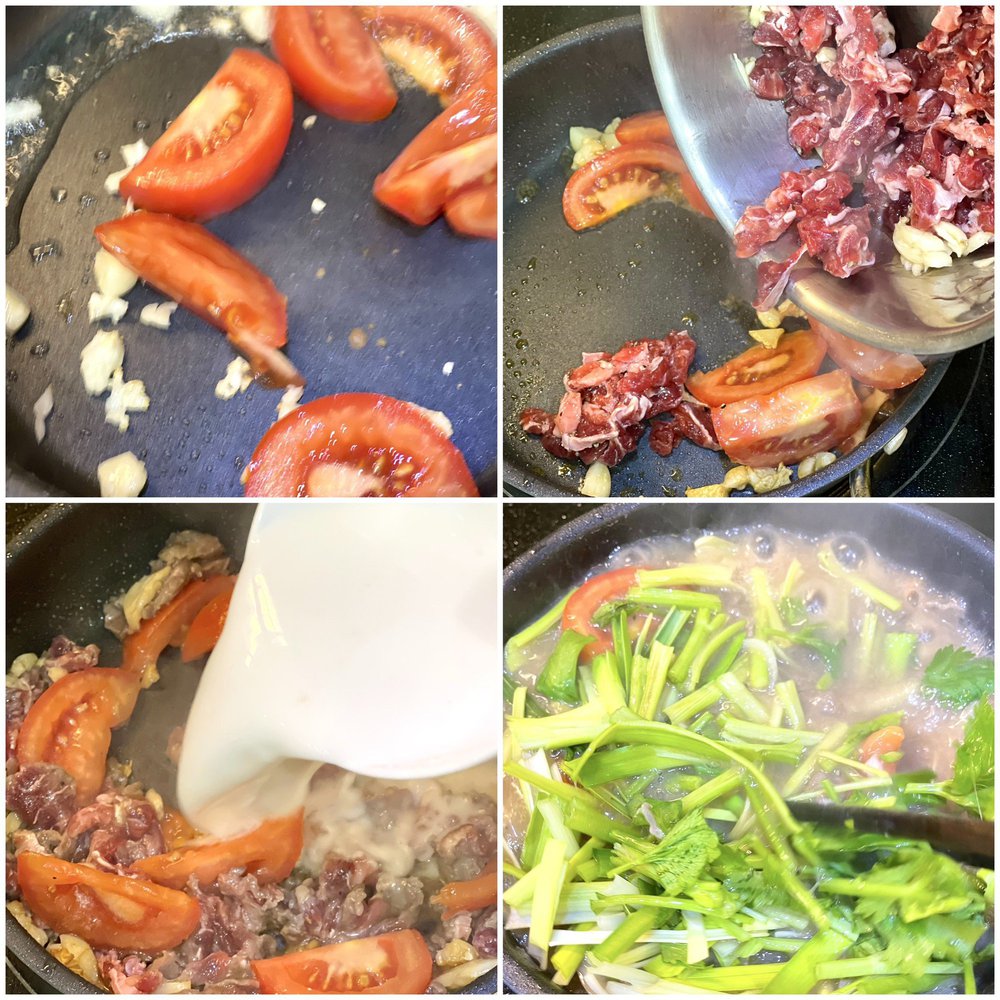 Cuối tuần trời lạnh, làm ngay món phở chiên phồng nóng hổi đãi cả nhà thôi!-3