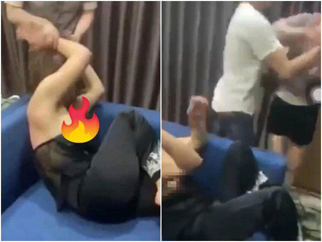 Đánh ghen kinh hoàng năm 2022: Tiểu tam bị người vợ lao vào đánh tuột áo cúp ngực, lộ hết phần trên-1