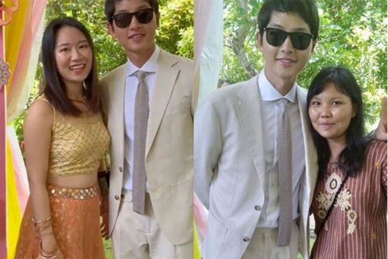 Song Joong Ki gây sốt với ngoại hình trẻ trung khi tham dự đám cưới bạn tại Bali