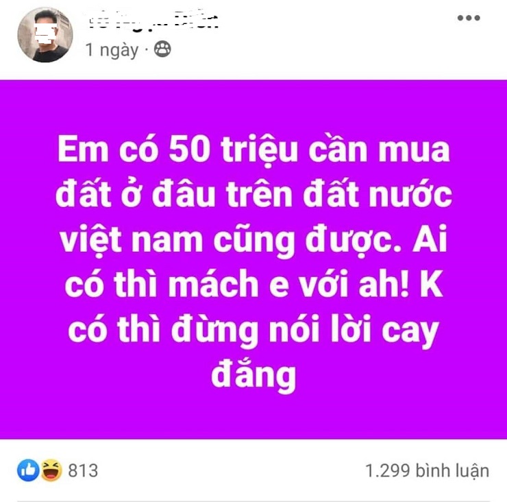 Tranh cãi với câu hỏi 50 triệu đồng có thể mua được đất có sổ?-1