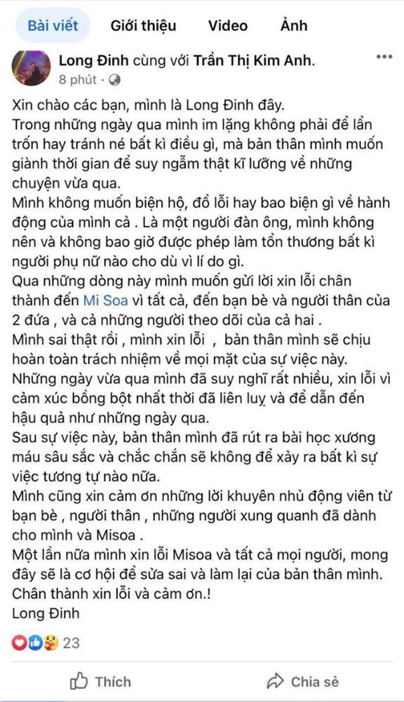 Phản ứng bất ngờ Misoa Kim Anh khi bạn trai nhận lỗi bạo hành-4