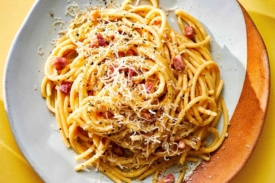 Cách làm mì carbonara chuẩn vị-1