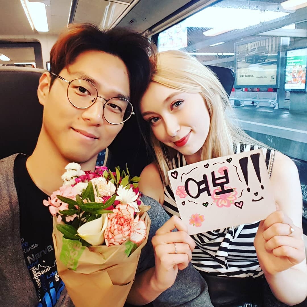 Chuyện tình 4 năm của Hoa hậu Quốc tế và bạn trai Hàn Quốc-3