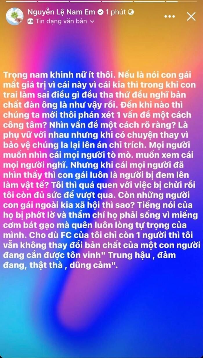 Nam Em bắt đầu nổi loạn sau khi vướng vào ồn ào với Bạch Công Khanh-5