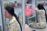 Đi làm về thấy vợ ngồi mếu máo bên tủ lạnh, ông chồng bất ngờ trước sự thật đầy ngọt ngào