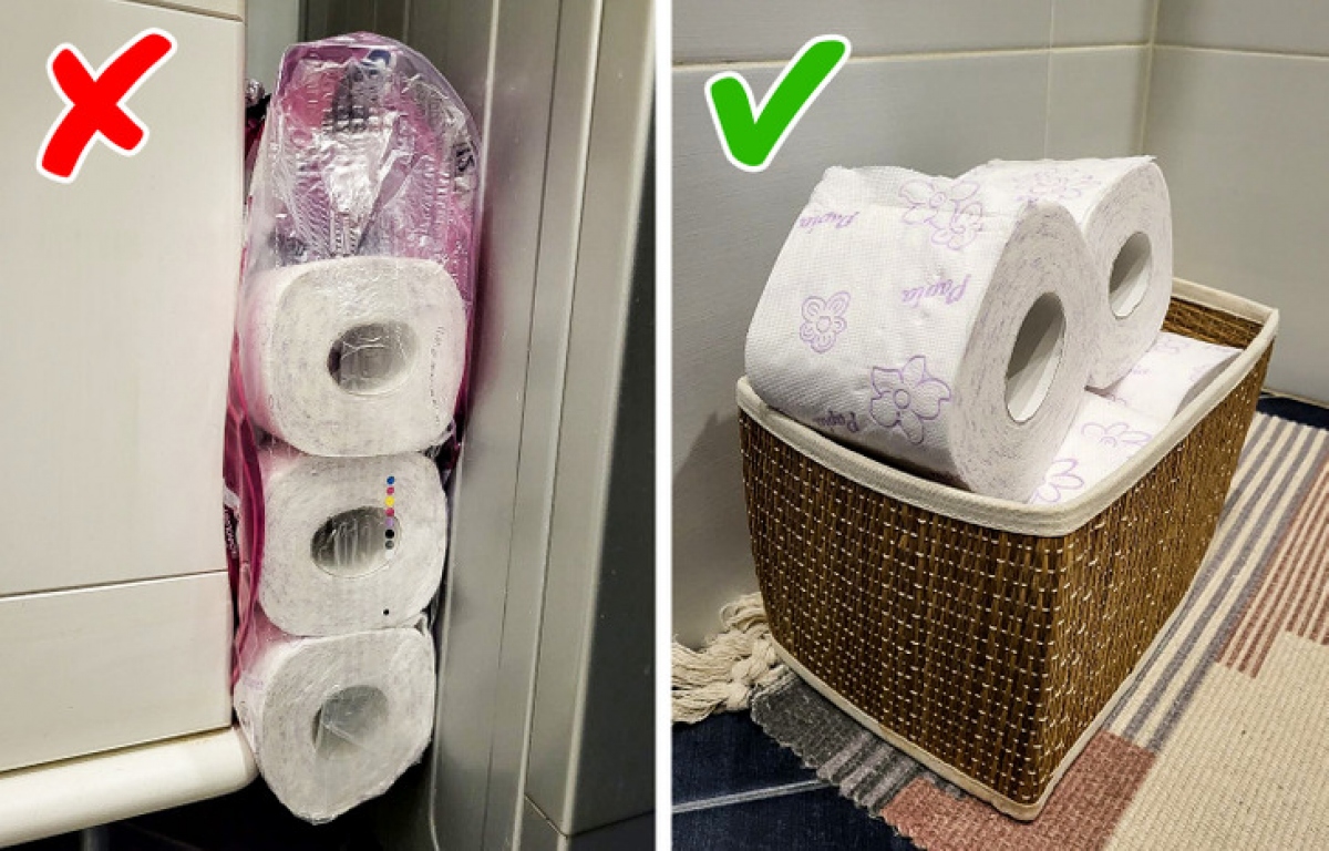 Những thứ khiến phòng tắm trông bừa bộn-6