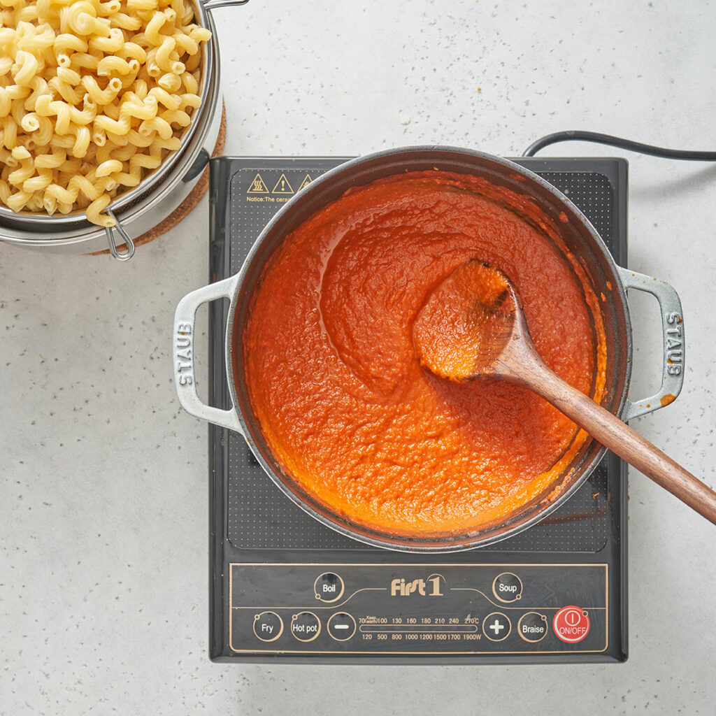 Mì Ý sốt kem phô mai - món ngon được tạo nên chỉ trong 1 nốt nhạc cho bé yêu-5