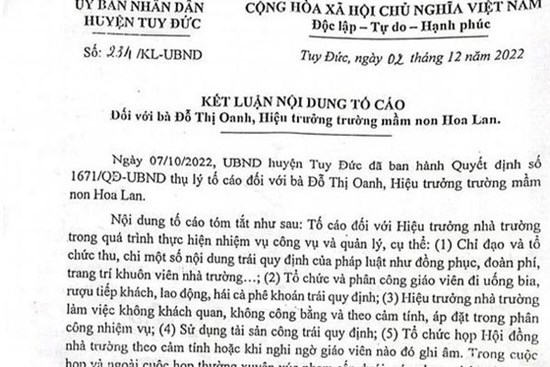 Vụ điều giáo viên đi tiếp khách 'VIP': Đề nghị làm rõ việc lộ thông tin người tố cáo