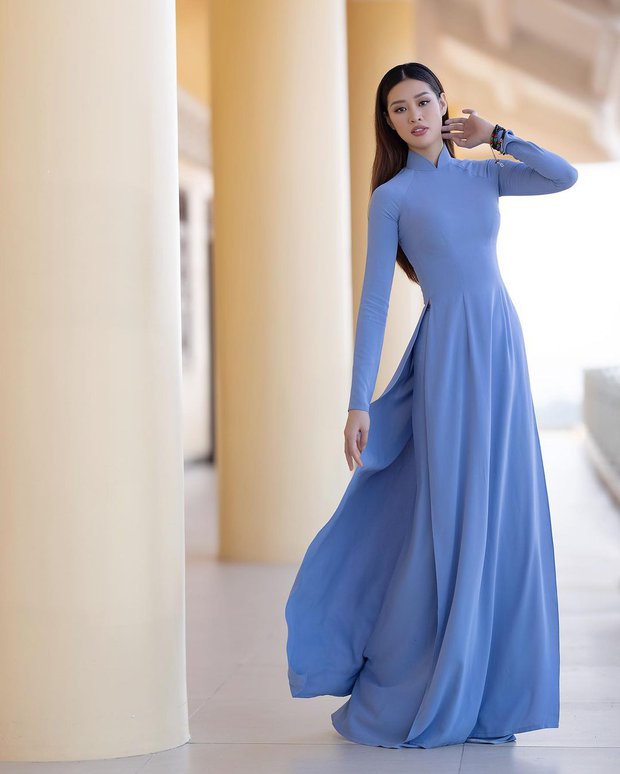 Khánh Vân: Nàng hậu diện áo dài đẹp nhất Hoa hậu Hoàn vũ Việt Nam-6